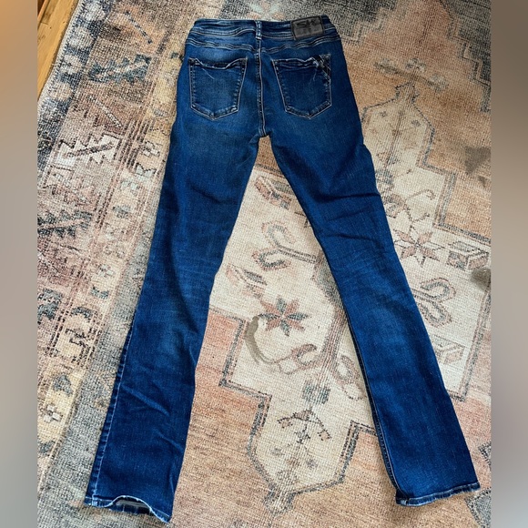 25W/35L Silver Slim Boot Cut WMNS Jeans - Picture 4 of 5